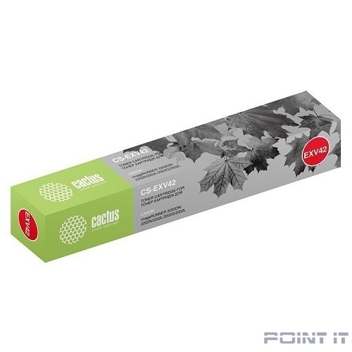 Картридж лазерный Cactus CS-EXV42 черный (10200стр.) для Canon IR 2202/2202N/2204 MFP/2204F MFP/2204N MFP