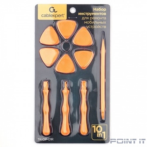 Cablexpert TK-OP-02R (13 предметов) Набор инструментов для вскрытия корпуса мобильной техники
