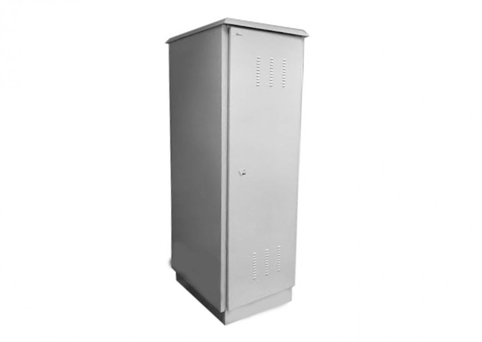 Климатический всепогодный шкаф 24U, (Ш*Г*В 718*860*1303мм, рабочая высота 21U) 19 направляющие, оборудование в комплекте, ШКК/ШКВ, серый, Netko