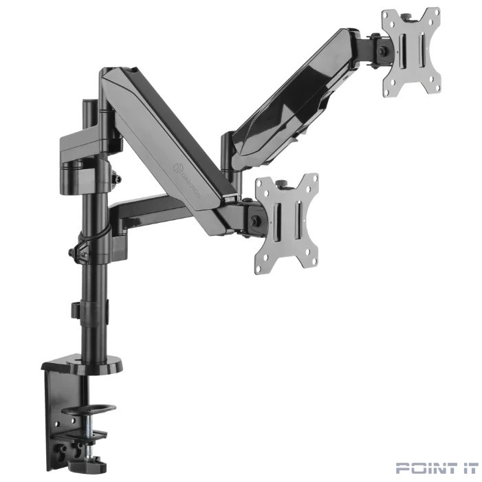 ONKRON G140 чёрный {Для двух экранов диагональю 13"-32" Допустимая нагрузка: 2х (1-8 кг (2.2 - 17.6 lbs)) VESA: 100x100, 75x75}