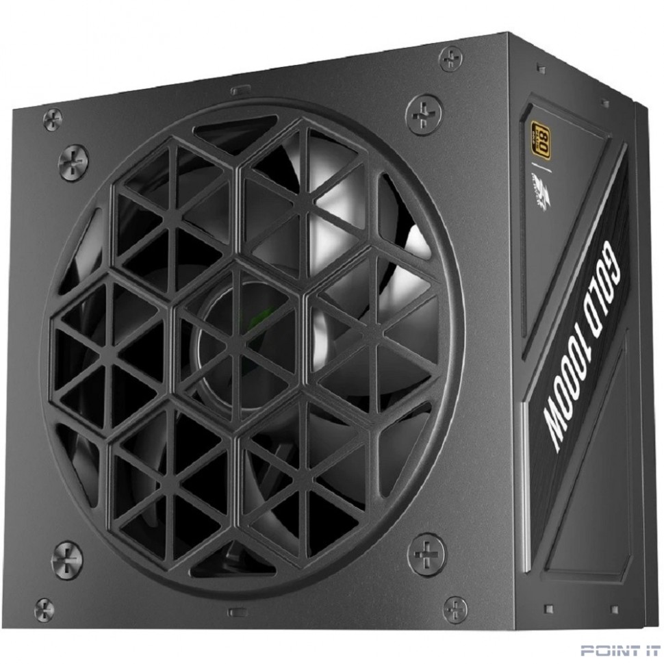 1STPLAYER NGDP Gold 1000W / ATX 3.0, APFC, 80 PLUS Gold, LLC+DC-DC, 120mm fan, full modular / HA-1000BA4