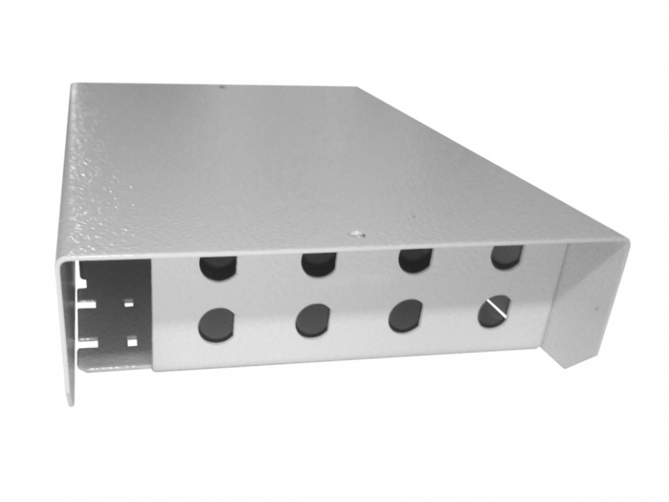 Коробка оптическая настенная 8 FC портов Simplex, ложемент для КДЗС, металлическая (180*120*40мм Г*Ш*В)