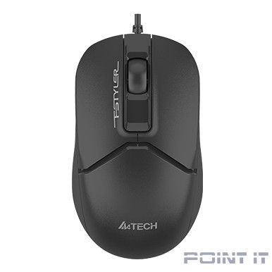Мышь компьютерная A4Tech Fstyler FM12ST черный 1200dpi silent USB/3but