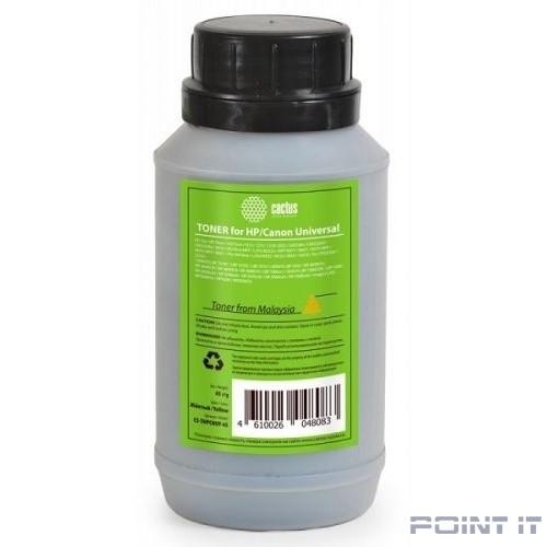 Тонер Cactus CS-THPCHUY-45 желтый флакон 45гр. для принтера HP Color Universal