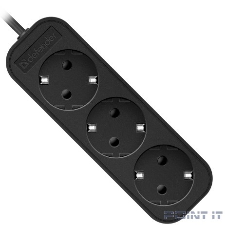 Defender Удлинитель M350 5.0 м, 3 розетки [99323], с заземлением