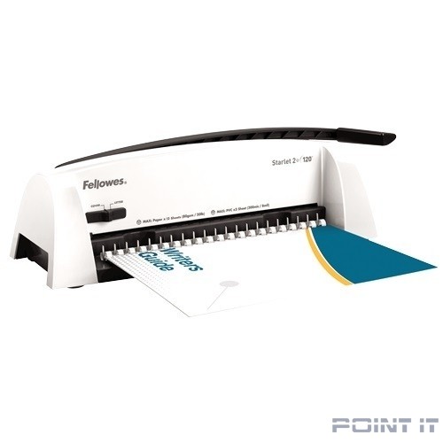 Fellowes Переплетчик STARLET 2+ FS-5227901 {перфорирует до 12 листов, сшивает - 120 листов}