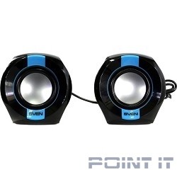 SVEN 150, чёрный-синий (5 Вт, питание USB)