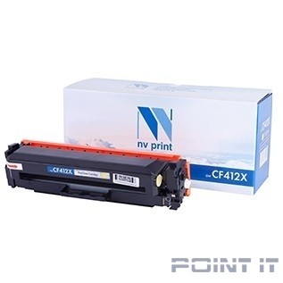 NV Print CF412X Картридж для HP Laser Jet Pro M377dw/M452nw/M452dn/M477fdn/M477fdw/M477fnw, Yellow, 5000 к