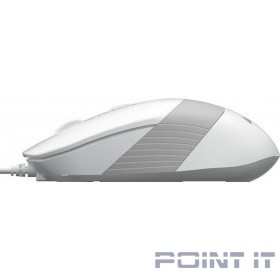 A-4Tech Мышь FStyler FM10 WHITE белый/серый оптическая (1000dpi) USB [1147676]