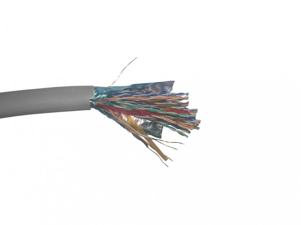 Кабель FTP25 cat.5e, 305м, 24 AWG, серый