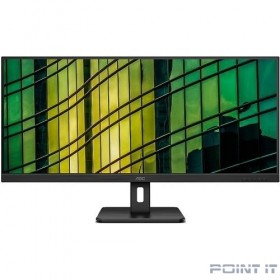 Монитор AOC 34&quot; U34E2M Black, 21:9, VA, 3440x1440, 4ms, 300cd, 100Hz, 2xHDMI, 1xDP