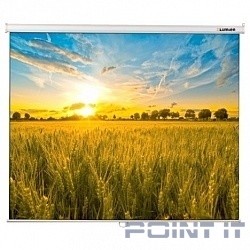 LUMIEN Eco Picture LEP-100105 Настенный экран 160х160 см, Matte White восьмигранный корпус, возможность потолочн./настенного крепления, уровень в комплекте, 1:1