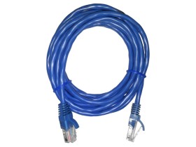 Патч-корд UTP4 cat 5e, 3,0м, ВС, LSZH, синий, литой коннектор NETKO Optima
