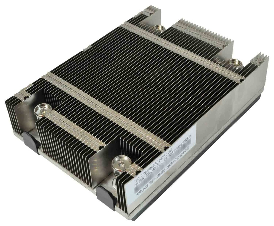 Радиатор HP Heatsink для серверов ProLiant DL360p G8 Gen8 V2 with Screw Down Fasteners - 734040-001, 735506-001