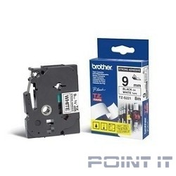 Brother TZE-S221 Картридж с лентой (P-Touch, 9мм, Черный на белом)
