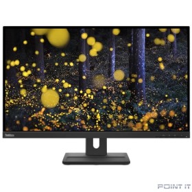 Монитор LCD Lenovo 27&quot; ThinkVision E27q-20 [62D0GAT1EU] черный {IPS 2560x1440 4ms 16:9 HDMI M/M матовая HAS Pivot 350cd 178/178  DisplayPort }