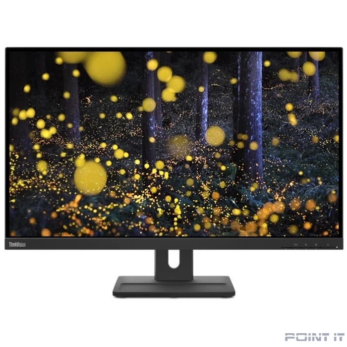 Монитор LCD Lenovo 27" ThinkVision E27q-20 [62D0GAT1EU] черный {IPS 2560x1440 4ms 16:9 HDMI M/M матовая HAS Pivot 350cd 178/178 DisplayPort }