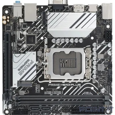 Материнская плата ASUS PRIME H610I-PLUS-CSM, LGA 1700, Intel H610, mini-ITX, Ret