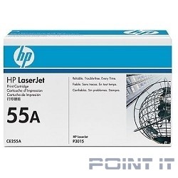 HP CE255A Картридж ,Black{LJ P3015, Black, (6000стр.)}