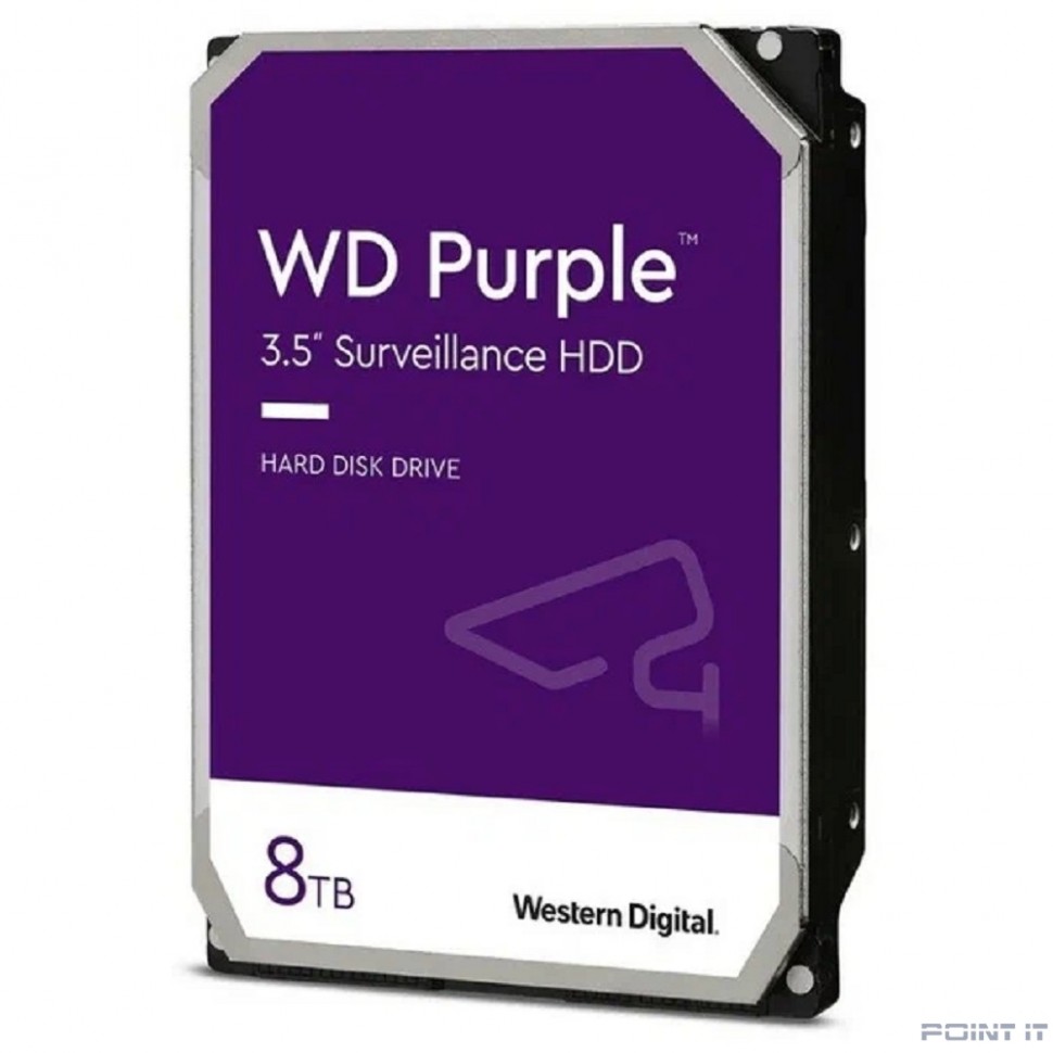 8TB WD Purple (WD85PURU) {Serial ATA III, 5640- rpm, 256Mb, 3.5"}