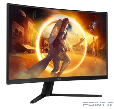 Монитор LCD AOC 31.5" CQ32G4VE Black {VA curved 2560x1440 180Hz 0.5ms 178/178 300cd 2xHDMI2.0 DisplayPort1.4)