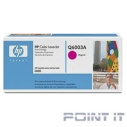 HP Q6003A Картридж ,Magenta{Color LaserJet 2600, Magenta, (2000стр.)}
