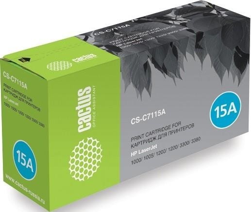 Картридж BLACK /LJ 1000/1005/1200 2.5K CS-C7115AS CACTUS
