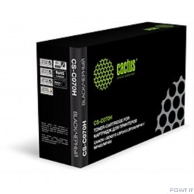 Картридж лазерный Cactus CS-C070H 070H черный (10200стр.) для Canon i-SENSYS LBP243/LBP246/MF461/MF463/MF465