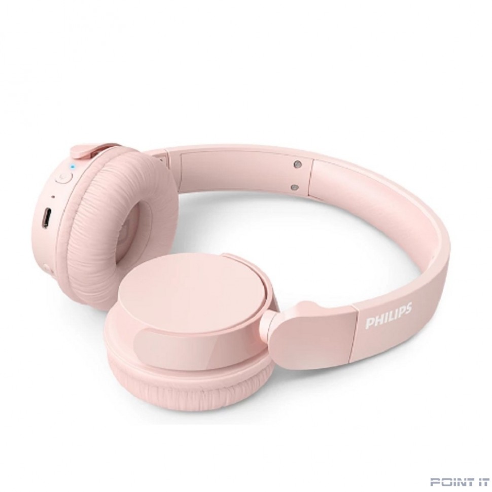 Наушники накладные PHILIPS TAH4209PK/00 Bt 5.3/ 55 hrs/USB-C/быстрая зарядка/функция Dynamic Bass