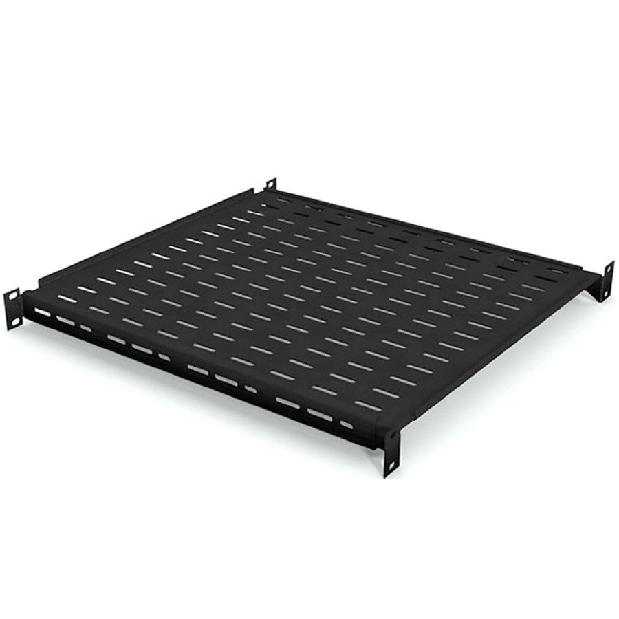 Полка для шкафа глубиной 800 (443х600), с ушками, черная, 60 кг