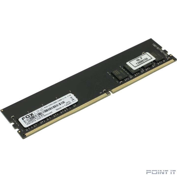 Foxline DDR4 DIMM 8GB FL2666D4U19-8G PC4-21300, 2666MHz OEM