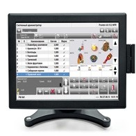 Сенсорный POS-монитор 15 АТОЛ CPOS-15TM, P-CAP, с ридером МК, черный