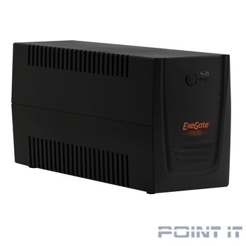 Exegate EP279215RUS ИБП ExeGate Power Back BNB-450 <450VA, Black, 2 евророзетки>