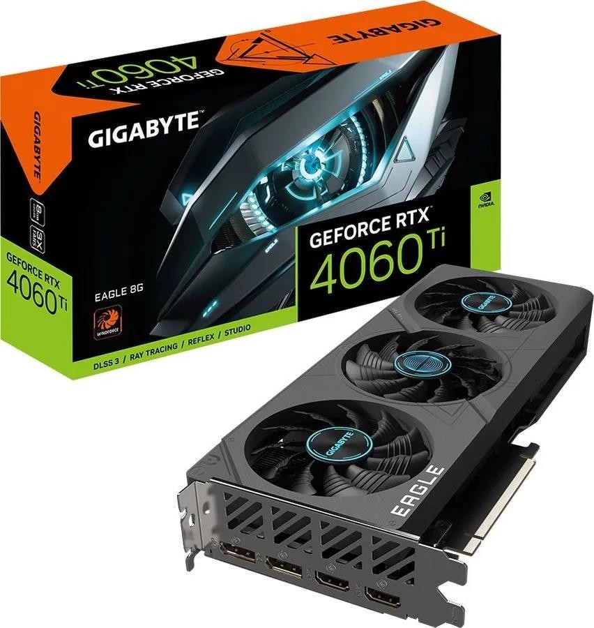 Видеокарта PCIE16 RTX4060TI 8GB GV-N406TGAMING OC-8GD GIGABYTE