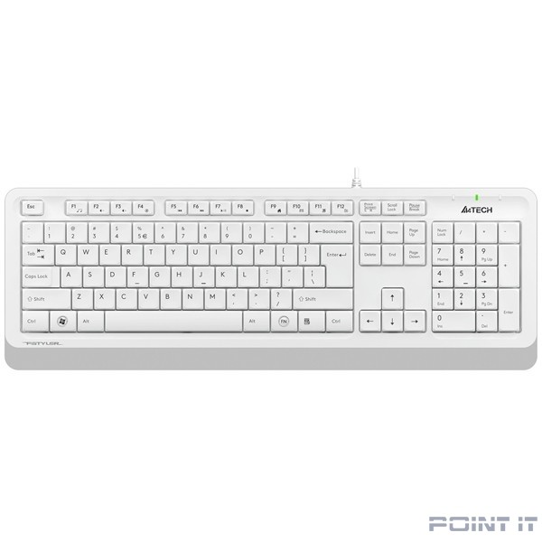 Клавиатура + мышь A4Tech Fstyler F1010 клав:белый/серый мышь:белый/серый USB Multimedia
