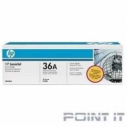 HP CB436A Картридж, Black {P1505/M1522/M1120, (2000стр.)}