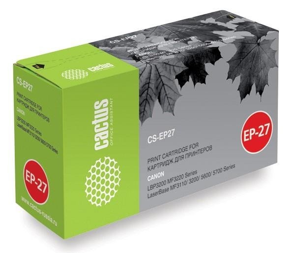 Картридж BLACK /LBP3200 2.5K CS-EP27S CACTUS