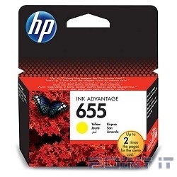 HP CZ112AE Картридж №655, Yellow {DeskJet IA 3525/5525/4615/4625, Yellow}
