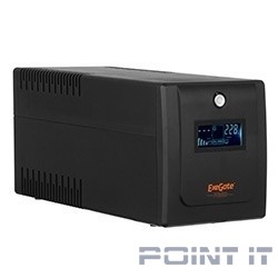 Exegate EP285586RUS ИБП ExeGate SpecialPro Smart LLB-600.LCD.AVR.C13 <600VA/360W, LCD, AVR, 4*IEC-C13, Black>