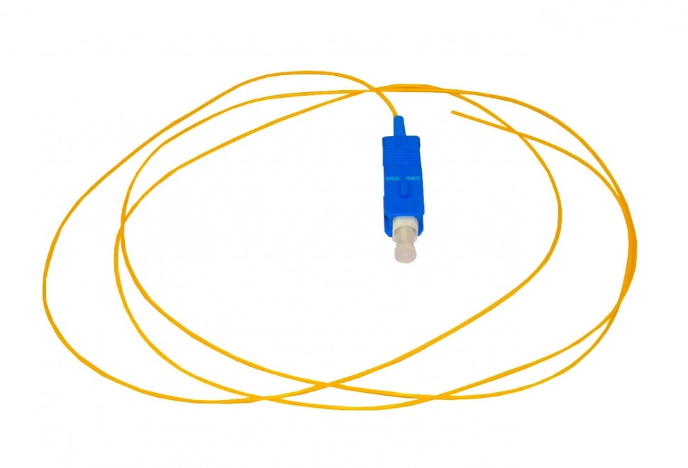 Пигтейл SC/UPC SM buffer 0.9мм 9/125, 1м