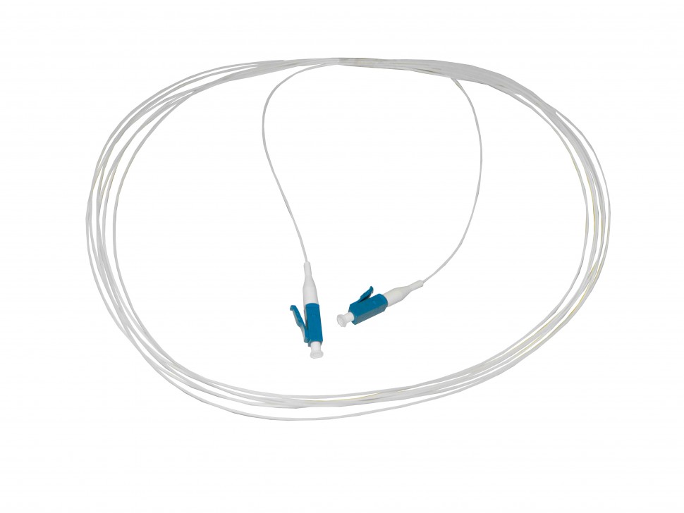 Пигтейл двухсторонний (оптический шнур) LC-LC/UPC SM buffer 0.9мм 9/125, 3м