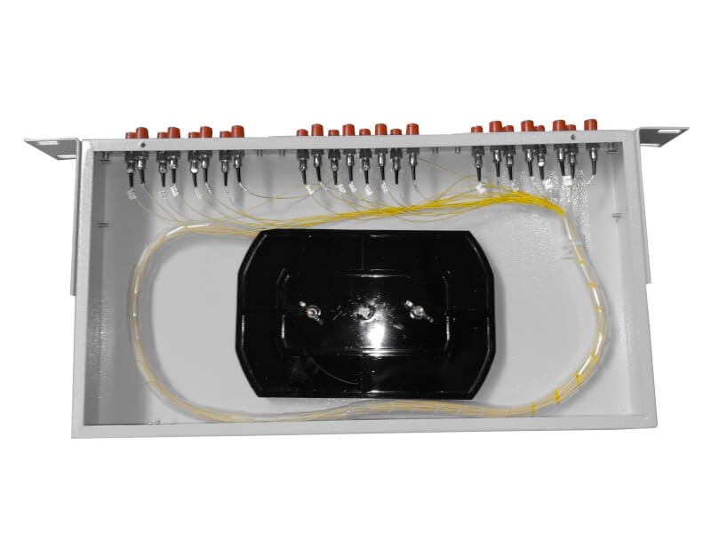 Кросс оптический 19, 1U 24 FC SM, укомплектованный