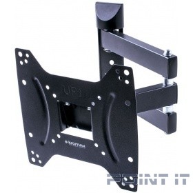 Kromax DIX-22 черный 15"-48" макс.35кг настенный поворотно-выдвижной и наклонный