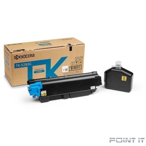 Kyocera-Mita TK-5280C Тонер-картридж,Cyan {P6235cdn/M6235cidn/M6635cidn (11000стр)}