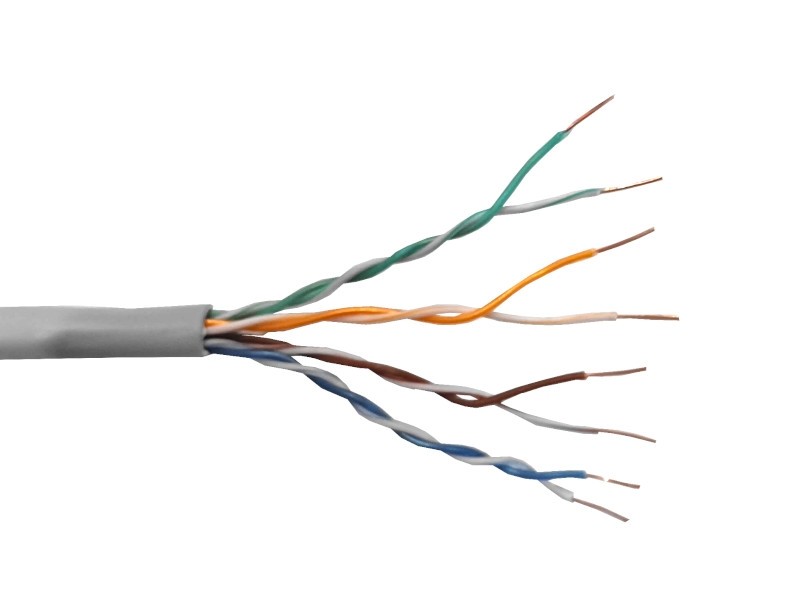 Кабель U/UTP Cat 5е PVC 4х2х0,52