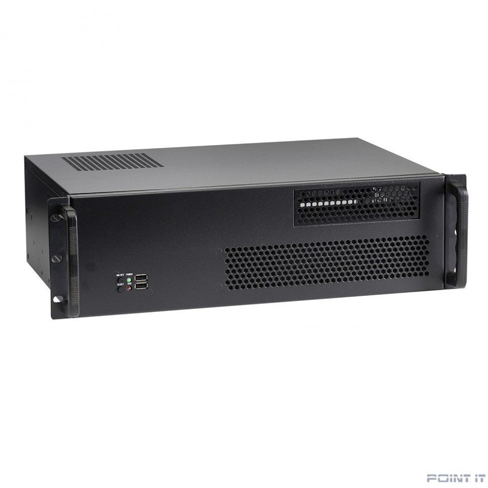 Exegate EX279706RUS Серверный корпус Exegate Pro 3U330-02 <RM 19", высота 3U, глубина 330, без БП, USB>