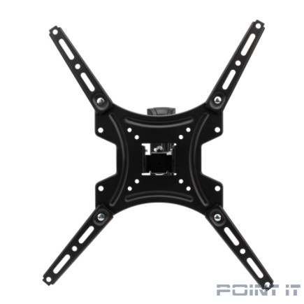 REXANT Кронштейн для телевизора 17"-55", наклонно-поворотный REXANT чёрный {17"-55" Максимальная нагрузка: 25 кг VESA: 75х75, 100х100, 200х200, 300х300, 400х400 мм}