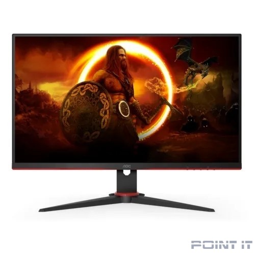 Монитор LCD AOC 23.8'' 24G2SAE {VA 1920х1080 350cd 178/178 3000:1 4ms D-Sub 2xHDMI DisplayPort Tilt Swivel Speakers Curved}