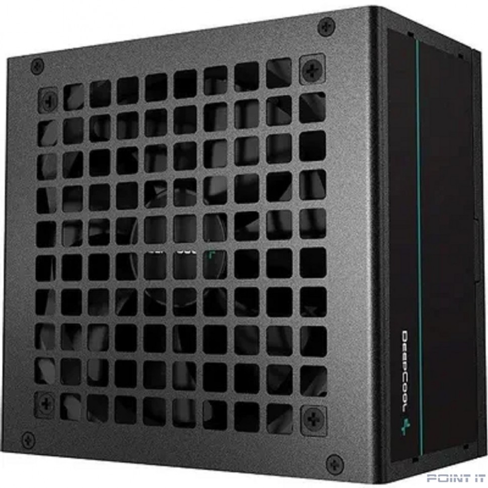 Блок питания 500Вт/ Блок питания DEEPCOOL PF500 R-PF500D-HA1B-CN, 500W, ATX2.4 80PLUS white, APFC, 20+4 pin, 4+4pin, 6xSata, 2xPCI-E (6+2pin), FAN 12CM, Кабель питания CN, Черный