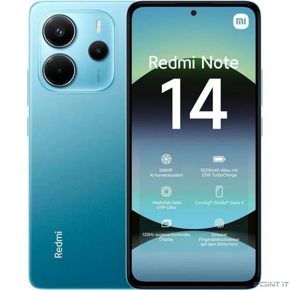 Xiaomi Redmi Note 14 8GB/256GB Ocean Blue